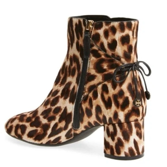 Tory Burch Leopard Print Ankle Boots - Picture 6 of 9